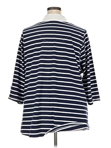 D&Co. 3/4 Sleeve Button-Down Shirt (view 2)