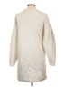 Zara W&B Collection Metallic Silver Pullover Sweater Size S - photo 2