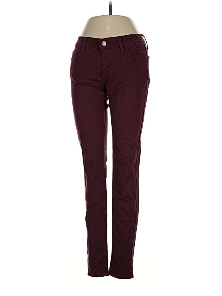 Pre-owned Levi's Casual Pants In Burgundy