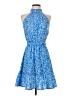 Unbranded Paisley Blue Cocktail Dress Size S - photo 1