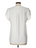 Unbranded 100% Polyester Ivory Short Sleeve Blouse Size L - photo 2