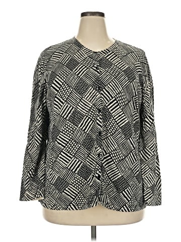 Cj Banks Long Sleeve Blouse (view 1)
