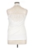 Eyelash Couture White Sleeveless Blouse Size XL - photo 2