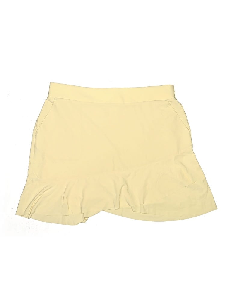 Pre-owned Greg Norman Active Skort In Ivory