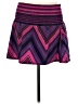 Express 100% Polyester Chevron-herringbone Purple Pink Casual Skirt Size M - photo 2
