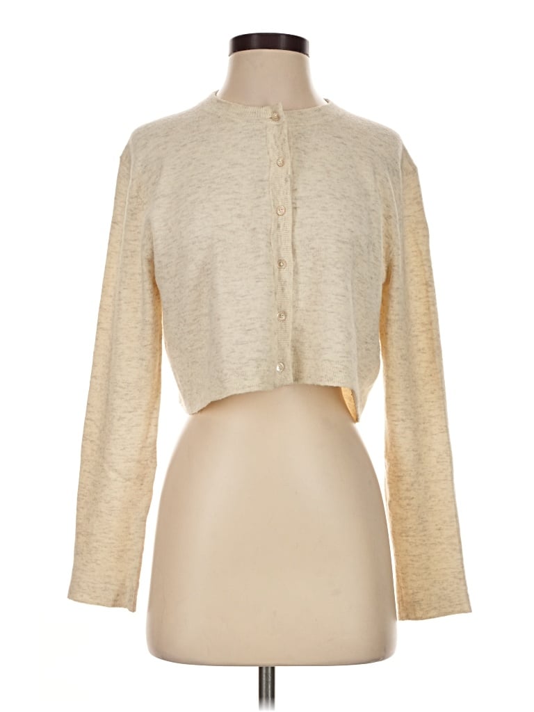 Pre-owned Wilfred Cardigan Sweater In Tan
