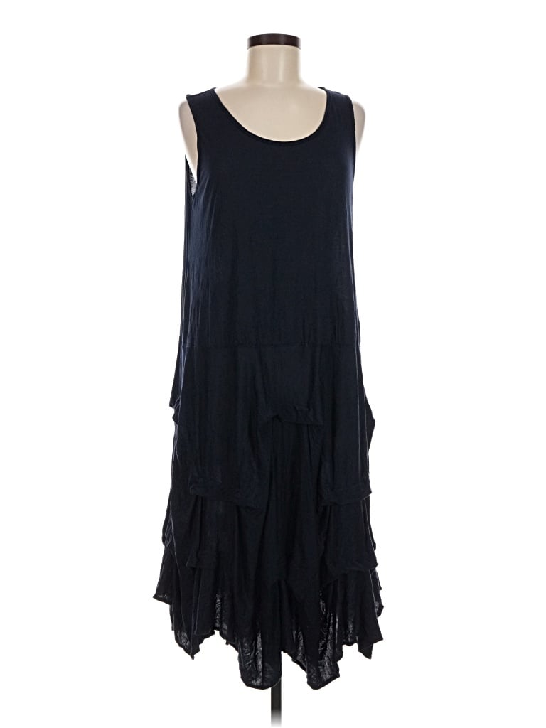 Pre-owned Comfy Usa Casual Dress In Blue