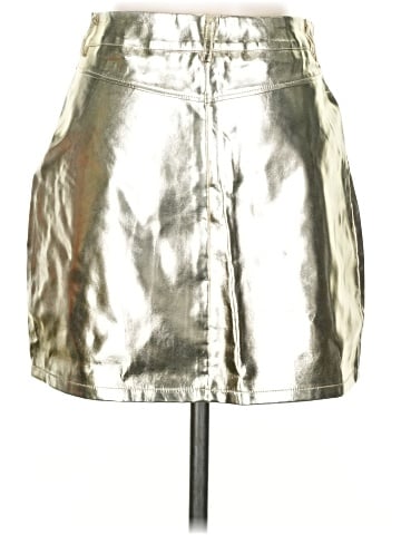 Sans Souci Faux Leather Skirt (view 2)