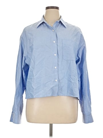 J.W. Anderson for UNIQLO Long Sleeve Button-Down Shirt (view 1)