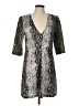 Sen 100% Polyester Gray Cocktail Dress Size Lg (3) - photo 1