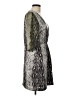 Sen 100% Polyester Gray Cocktail Dress Size Lg (3) - photo 4