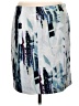 Kenar 100% Polyester Print Blue Casual Skirt Size 10 - photo 2