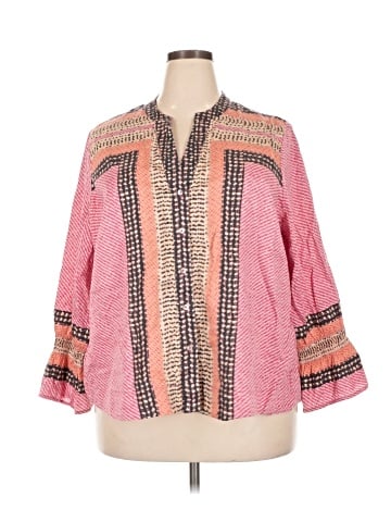 Nic + Zoe 3/4 Sleeve Blouse (view 1)