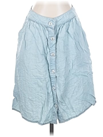 Hinge Denim Skirt (view 1)