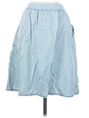 Hinge Denim Skirt (view 2)