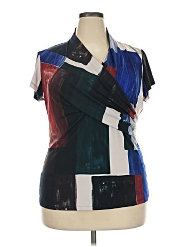 DKNY Short Sleeve Blouse (view 1)