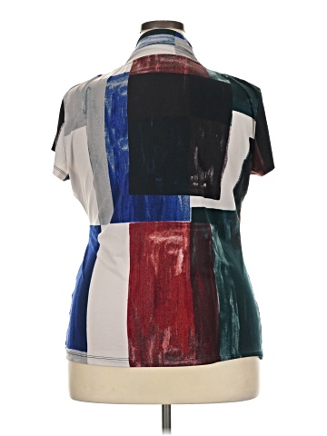DKNY Short Sleeve Blouse (view 2)