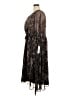 DKNY 100% Polyester Animal Print Brown Cocktail Dress Size 18 - photo 5