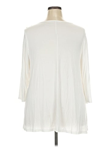 Lane Bryant 3/4 Sleeve T-Shirt (view 2)