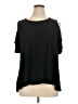Elle Black Short Sleeve Top Size XL - photo 1
