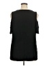 Elle Black Short Sleeve Top Size XL - photo 2