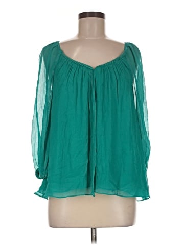 Diane von Furstenberg 3/4 Sleeve Silk Top (view 1)