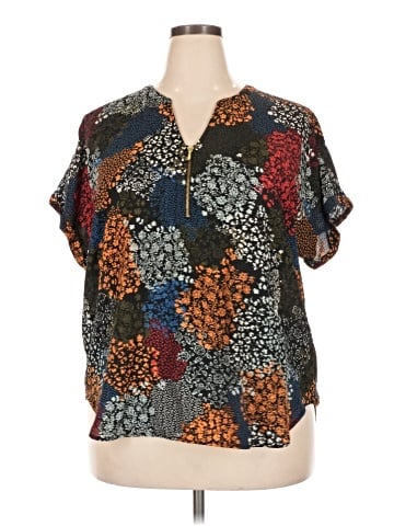 Maurices Short Sleeve Blouse (view 1)