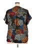 Maurices 100% Polyester Animal Print Brown Short Sleeve Blouse Size XXL - photo 2