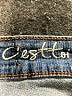C'est Toi Paisley Blue Denim Shorts Size M - photo 3