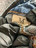 C'est Toi Paisley Blue Denim Shorts Size M - photo 4