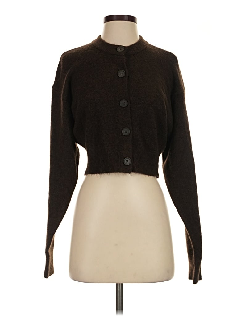 Pre-owned Garage Cardigan Sweater In Brown