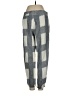 Current/Elliott Checkered-gingham Gray Linen Pants Size XS (0) - photo 2