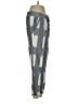 Current/Elliott Checkered-gingham Gray Linen Pants Size XS (0) - photo 4