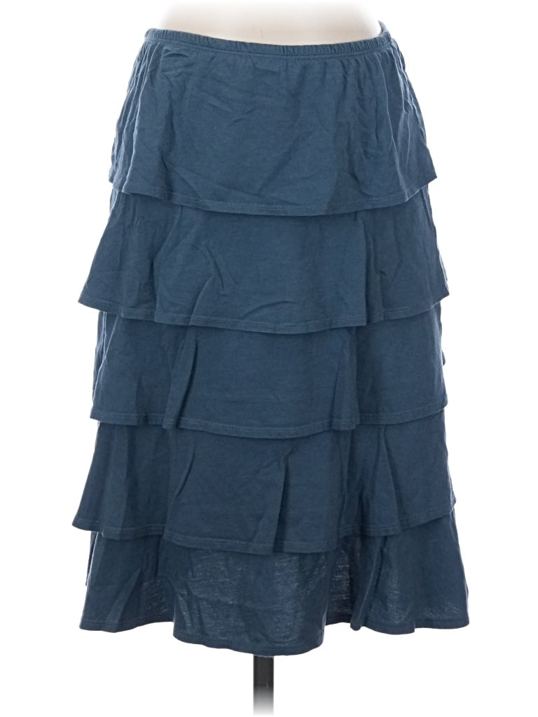 Pre-owned Garnet Hill Casual Skirt In Blue