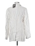Garnet Hill 100% Linen Stripes Ivory Blazer Size S - photo 2
