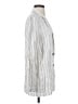 Garnet Hill 100% Linen Stripes Ivory Blazer Size S - photo 4