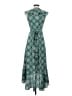 Max Studio Paisley Green Casual Dress Size XS - photo 2