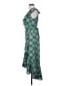 Max Studio Paisley Green Casual Dress Size XS - photo 5