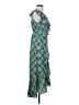 Max Studio Paisley Green Casual Dress Size XS - photo 4
