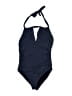 Unbranded Solid Blue One Piece Swimsuit Size S - photo 1