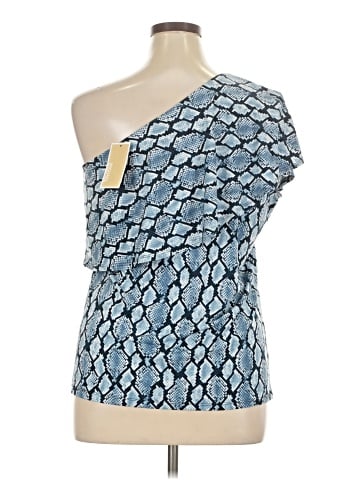 MICHAEL Michael Kors Short Sleeve Blouse (view 2)