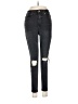 Express Hearts Black Jeans Size 2 - photo 1