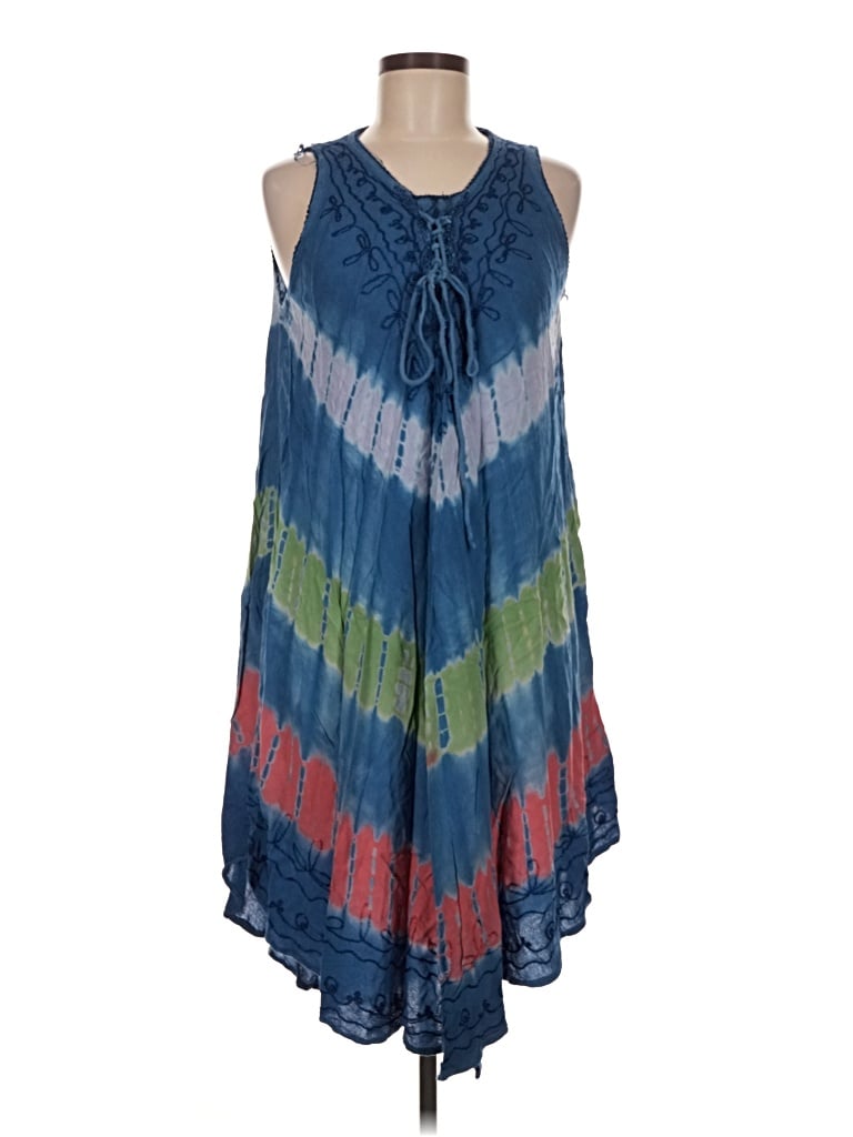 Pre-owned Exist Casual Dress In Blue