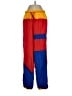 Nike 100% Nylon Color Block Blue Red Track Pants Size S - photo 1