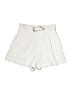 River Island Solid Ivory Shorts Size 6 - photo 1