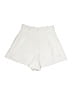 River Island Solid Ivory Shorts Size 6 - photo 2