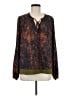 CAbi 100% Polyester Brown Long Sleeve Blouse Size M - photo 1