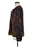 CAbi 100% Polyester Brown Long Sleeve Blouse Size M - photo 5