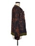CAbi 100% Polyester Brown Long Sleeve Blouse Size M - photo 4