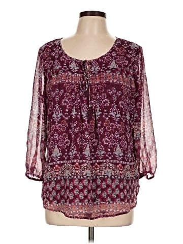 St. John's Bay 3/4 Sleeve Blouse (view 1)